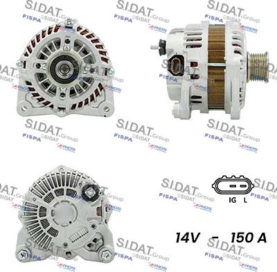 Fispa A12MH0695A2 - Alternatore www.autoricambit.com