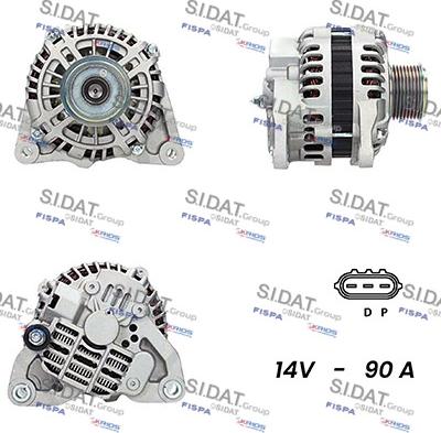 Fispa A12MH0653A2 - Alternatore www.autoricambit.com