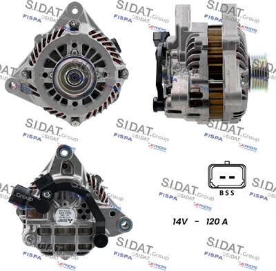 Fispa A12MH0809 - Alternatore www.autoricambit.com