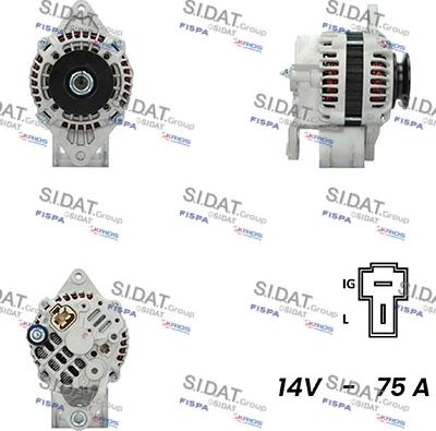 Fispa A12MH0222A2 - Alternatore www.autoricambit.com