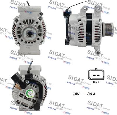 Fispa A12MH1205A2 - Alternatore www.autoricambit.com