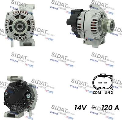 Fispa A12VA0407A2 - Alternatore www.autoricambit.com