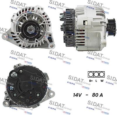 Fispa A12VA0520A2 - Alternatore www.autoricambit.com