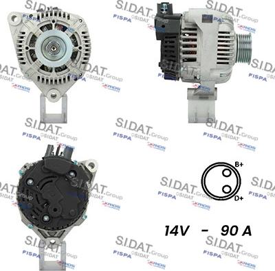 Fispa A12VA0521A2 - Alternatore www.autoricambit.com