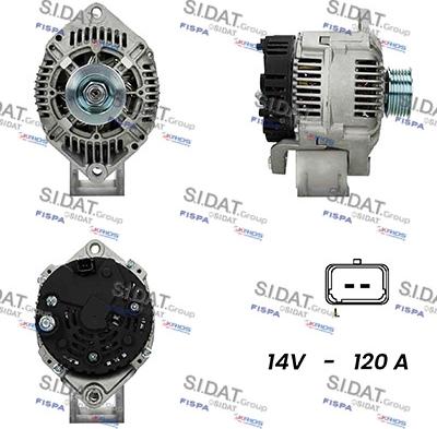 Fispa A12VA0574A2 - Alternatore www.autoricambit.com