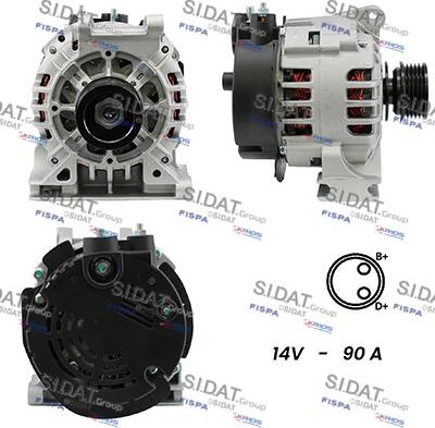 Fispa A12VA0083A2 - Alternatore www.autoricambit.com