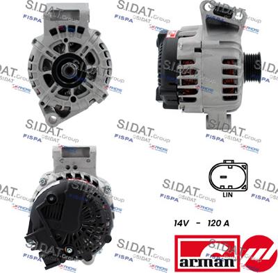 Fispa A12VA0157AS - Alternatore www.autoricambit.com