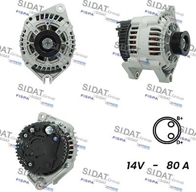 Fispa A12VA0800A2 - Alternatore www.autoricambit.com