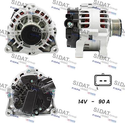 Fispa A12VA0391A2 - Alternatore www.autoricambit.com