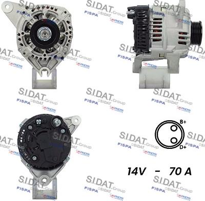 Fispa A12VA0389A2 - Alternatore www.autoricambit.com