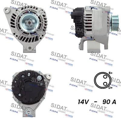 Fispa A12VA0734A2 - Alternatore www.autoricambit.com