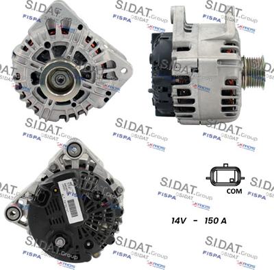 Fispa A12VA1027 - Alternatore www.autoricambit.com