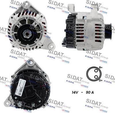 Fispa A12VA1169A2 - Alternatore www.autoricambit.com