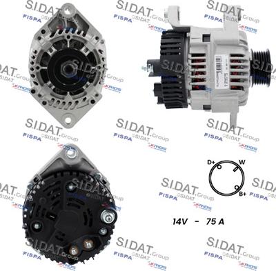 Fispa A12VA1295A2 - Alternatore www.autoricambit.com