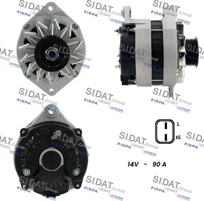 Fispa A12VA1290A2 - Alternatore www.autoricambit.com