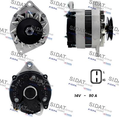 Fispa A12VA1293A2 - Alternatore www.autoricambit.com