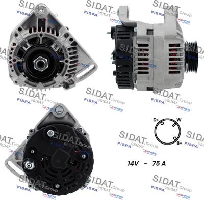 Fispa A12VA1292A2 - Alternatore www.autoricambit.com