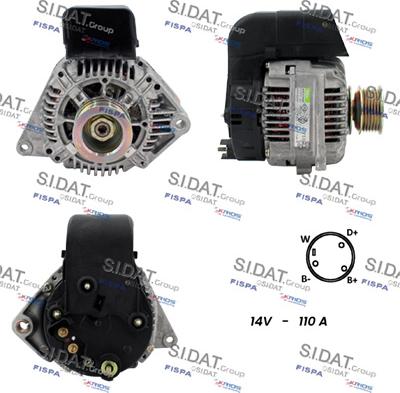 Fispa A12VA1241 - Alternatore www.autoricambit.com