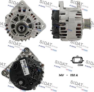 Fispa A12VA1250 - Alternatore www.autoricambit.com