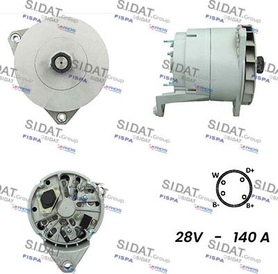 Fispa A24BH0010A2 - Alternatore www.autoricambit.com