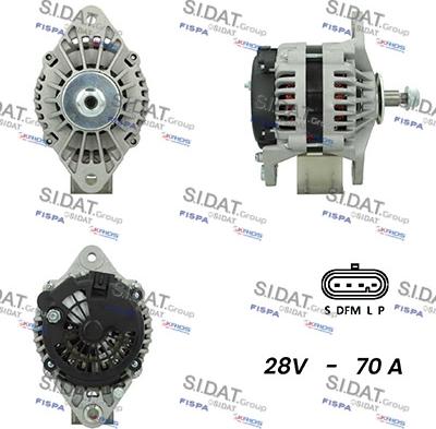 Fispa A24DR0075 - Alternatore www.autoricambit.com