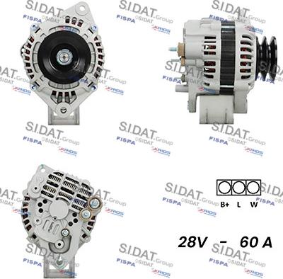 Fispa A24MH0062A2 - Alternatore www.autoricambit.com