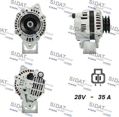 Fispa A24MH0129A2 - Alternatore www.autoricambit.com