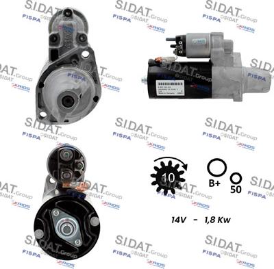 Fispa S12BH0940 - Motorino d'avviamento www.autoricambit.com