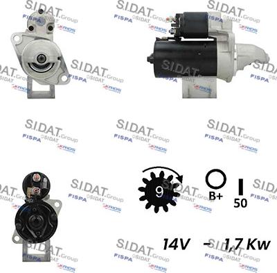 Fispa S12BH0459A2 - Motorino d'avviamento www.autoricambit.com