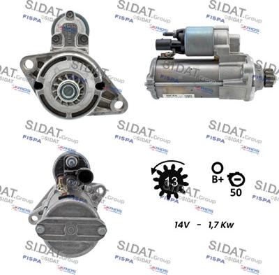 Fispa S12BH0450 - Motorino d'avviamento www.autoricambit.com