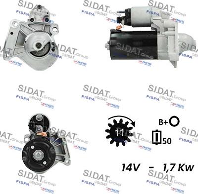 Fispa S12BH0430A2 - Motorino d'avviamento www.autoricambit.com