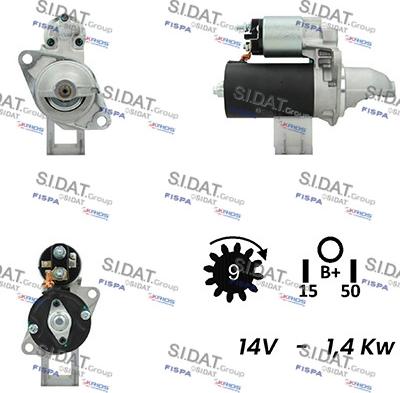 Fispa S12BH0641A2 - Motorino d'avviamento www.autoricambit.com