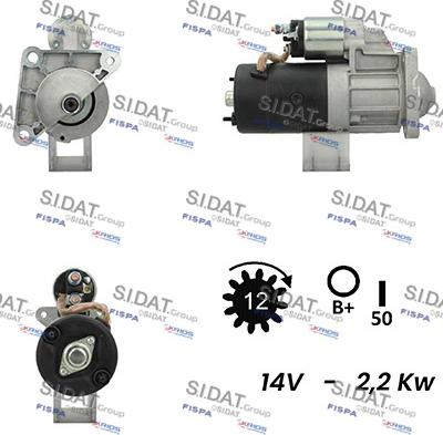 Fispa S12BH0685A2 - Motorino d'avviamento www.autoricambit.com