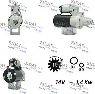 Fispa S12BH0676A2 - Motorino d'avviamento www.autoricambit.com