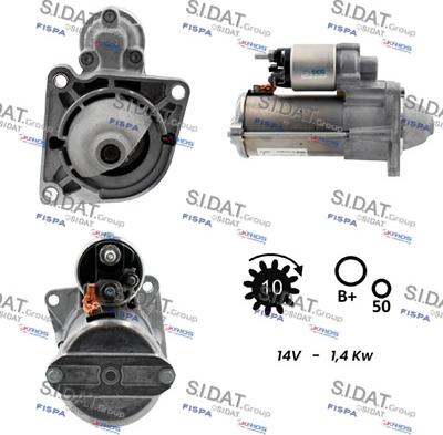 Fispa S12BH0039 - Motorino d'avviamento www.autoricambit.com