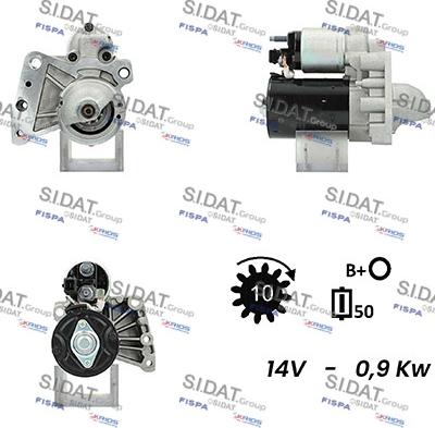 Fispa S12BH0076A2 - Motorino d'avviamento www.autoricambit.com