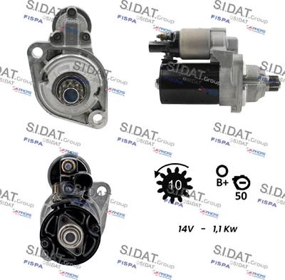 Fispa S12BH0144 - Motorino d'avviamento www.autoricambit.com