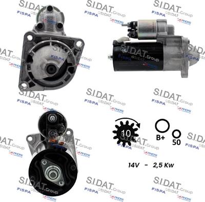 Fispa S12BH0184 - Motorino d'avviamento www.autoricambit.com