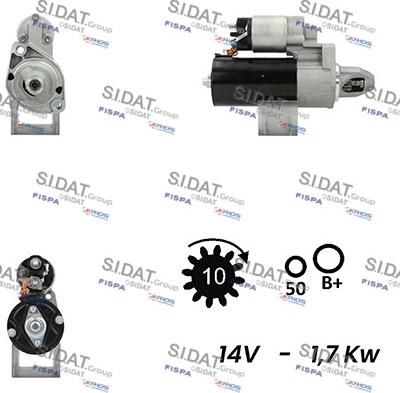 Fispa S12BH0188 - Motorino d'avviamento www.autoricambit.com