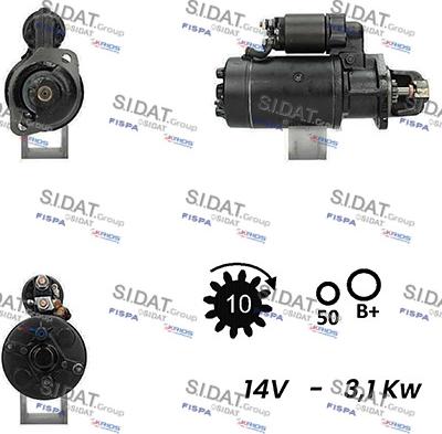 Fispa S12BH0187A2 - Motorino d'avviamento www.autoricambit.com