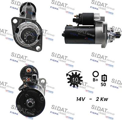 Fispa S12BH0127 - Motorino d'avviamento www.autoricambit.com