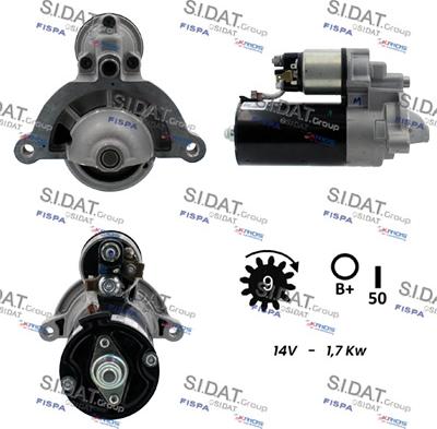 Fispa S12BH0890 - Motorino d'avviamento www.autoricambit.com