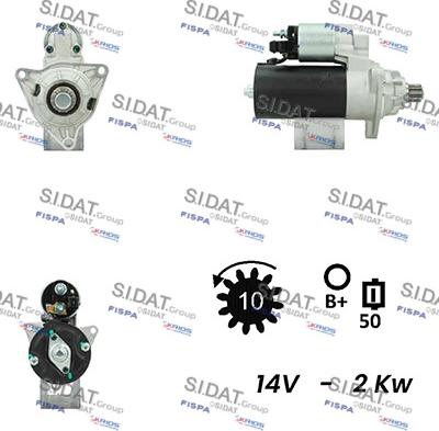 Fispa S12BH0348A2 - Motorino d'avviamento www.autoricambit.com