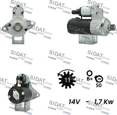 Fispa S12BH0350A2 - Motorino d'avviamento www.autoricambit.com