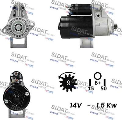 Fispa S12BH0258A2 - Motorino d'avviamento www.autoricambit.com