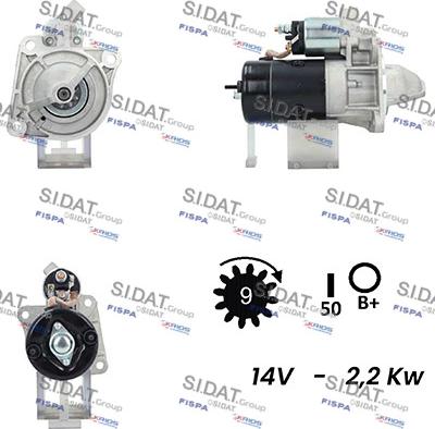 Fispa S12BH0262A2 - Motorino d'avviamento www.autoricambit.com