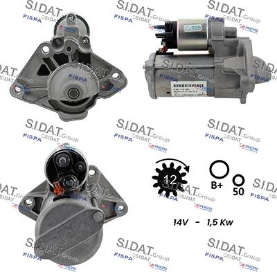 Fispa S12BH0218 - Motorino d'avviamento www.autoricambit.com