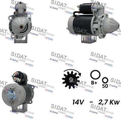 Fispa S12BH0277A2 - Motorino d'avviamento www.autoricambit.com