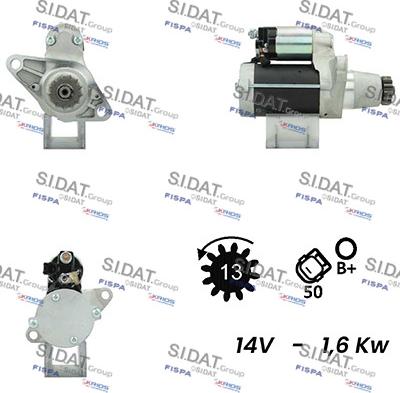 Fispa S12DE0584A2 - Motorino d'avviamento www.autoricambit.com