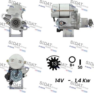 Fispa S12DE0586 - Motorino d'avviamento www.autoricambit.com